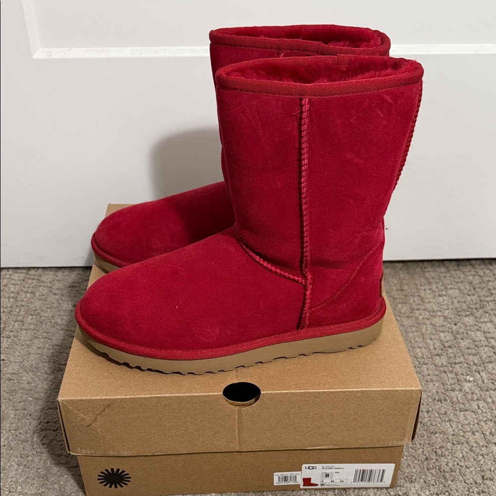 UGG Red Classic Short Boots